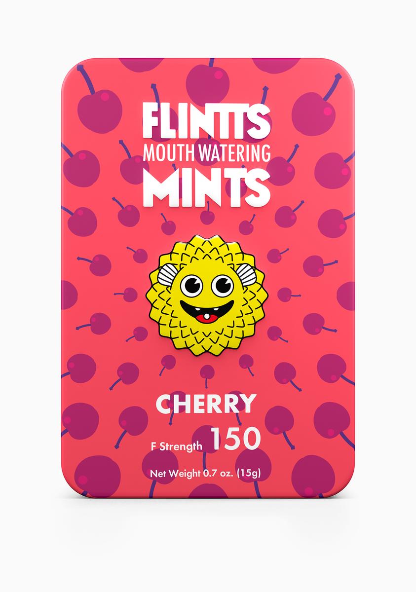 Flintts Mints Cherry Mouth Watering Mints Deadstock